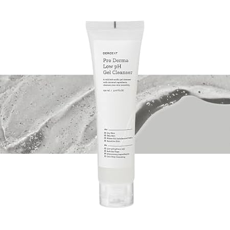 Korean Face Wash Derma Low.pH Gel Cleanser 150ml (5.07 FL.OZ), Face Cleanser, Makeup Remover, Korean Skincare (Pack of 1)