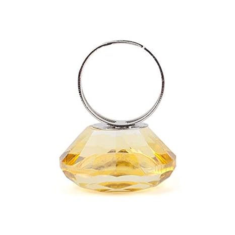 Crystal Glue Ring for Eyelash Extensions Adhesive Pallet and Holder Makeup Tool (Golden)