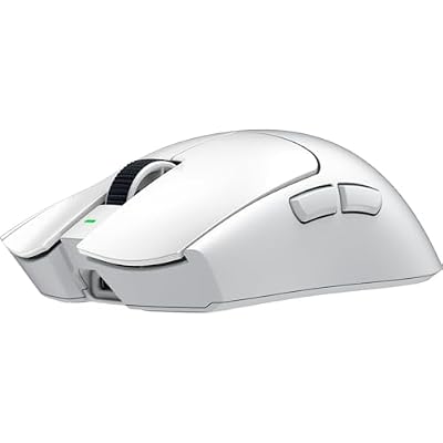 Razer Viper V4 Pro Wireless Esports Gaming Mouse 50g Ultra Lightweight, Fast & Precise, 50K DPI Optical Sensor, 8K Polling, Gen-4 Optical Switches, Scroll Wheel, USB-C Charging, for PC & Mac White