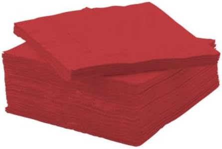 IKEA, red/Paper Napkin – Fantastisk 50 Pack – 24 X 24 cm