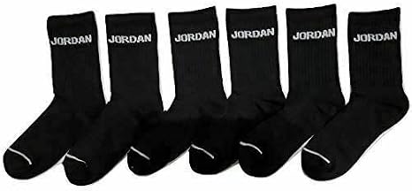 Nike Jordan Boys 6 Pk Crew Socks