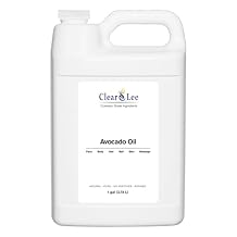 ClearLee Avocado Oil - Cosmetic Grade Natural & Pure Oil for Massage, Body, Hair, Skin, Face, Nail, Spa, Aromatherapy Carrier for Essential Oils, Soap Making, Serums & more (1gal)