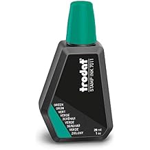Trodat 7011 Endorsing Ink, 28 ml, Green