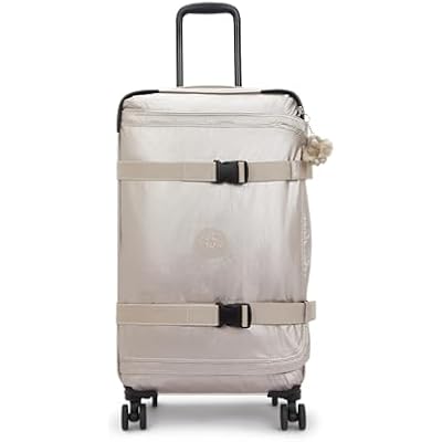 Kipling Spontaneous Medium Rolling Luggage Metallic Glow One Size