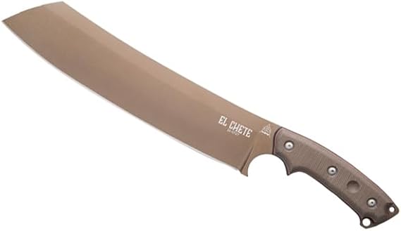 Tops Knives TPELCH04: El Chete Midnight Bronze with Dangler