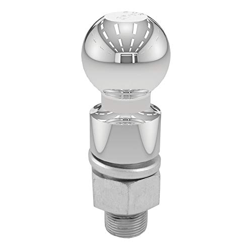 CURT Manufacturing 40035 2-516 in. Diameter Chrome Trailer Ball with 1 in. Rise Shank