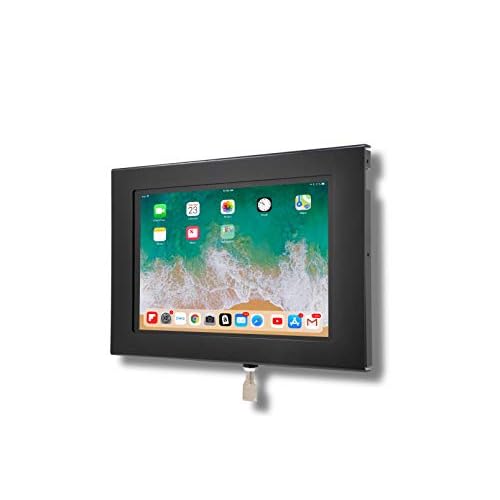 TABcare Locking Security Metal Case for Apple iPad Pro 9.7 for Kiosk, POS, Store, Show Display Black, iPad Pro 9.7