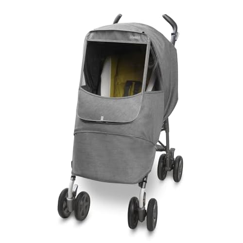 Manito Melange Alpha Stroller Weather Shield Black Grey