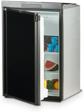 Dometic RM 2351 Absorption Refrigerator - Fridge with Two-Way Power and Adjustable Storage for RVs - 3 cu ft, Fridge freezer w/Single Door and Top-Mounted Controls