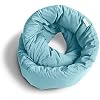 Huzi Infinity Pillow - Home Travel Soft Neck Scarf Support Sleep Grey