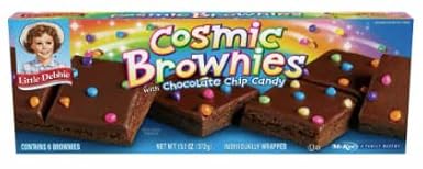 Little Debbie Cosmic Brownie 13.1oz box, 72 Individually Wrapped Brownies (12 Boxes)