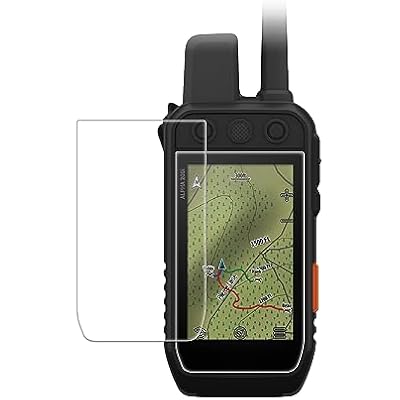 kwmobile GPS Screen Protectors Compatible with Garmin Alpha 200 & 200i  Alpha 300 & 300i Screen Protector 2 Pieces - Transparent