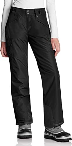 TSLA Womens Winter Snow Pants, Waterproof Insulated Ski Pants, Ripstop Snowboard Bottoms