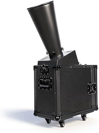 Co2 Confetti Cannon Machine Manual Control with Flight Case Wedding Confetti Cannon for Disco Nightclub Stage Party Mini Handle Control