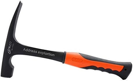 Forged Brick Hammer, Geologist Rock Pick, Bricklayer's/Mason's Hammer - 30 oz Masonary Tool with Forged Steel Construction & Shock Reduction Handle