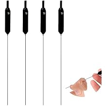 Hearing Aid Cleaning Kit Tools, 4 PCS Hearing Aid Cleaning Brush with Wax Loop, Hearing-aid Accessories Supplies, Hearing-aid Vent Cleaner for Headphones Amplifier