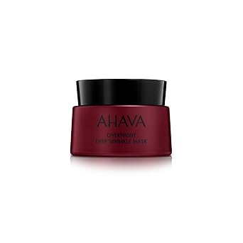 AHAVA Apple of Sodom Overnight Deep Wrinkle Anti-Aging Mask - Nourishing Gel-based Mask to Combat Deep Wrinkles, Restores Skin's Ability to Repair & Hydrates, includes exclusive Osmoter, 1.7 Fl.Oz
