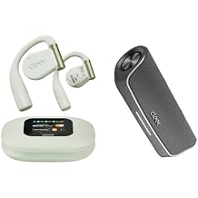 Cleer ARC 3 Open Ear Earbuds, Snapdragon Sound True Wireless Earbuds, 50Hr Battery, Bluetooth 5.4, IPX 7 Scene Wireless Bluetooth Speaker