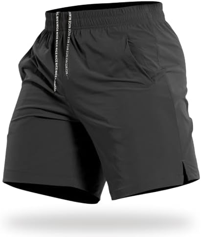 CANGHPGIN Mens Workout Athletic Shorts 7 inch / 5 inch Quick Dry Running Shorts Men Lightweight Sports Gym Shorts with Pocket
