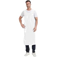 Nanxson Waterproof TPU Work Apron Lightweight Adjustable for Dishwashing Lab Pet Grooming Car Washing Dishwashing