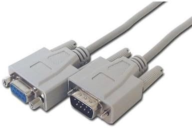 Cable-Core DB9 Pin Female - Male RS232 Serial Lead Extension Cable 10m