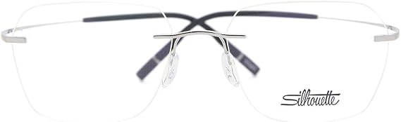 Silhouette Eyeglasses TMA - The Icon II (5541) 6560 Twilight Ruthenium 54/17/1