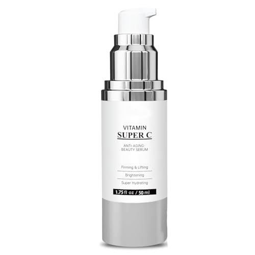 25% Vitamin C Serum Anti Aging Super C Retinol Serum for Men and Women With Hyaluronic Acid 49.9ML