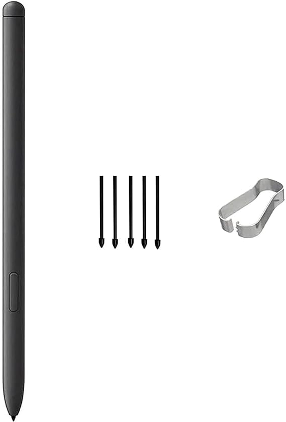 Samsung Galaxy Tab S10 Lite 10.9" Uyumlu Spen Stylus Tablet Kalemi Yedek Uç Seti Siyah