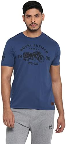 Royal Enfield Men's 1939 T-Shirt Casual Biker Tee Comfortable Motorcycle Shirt for Men