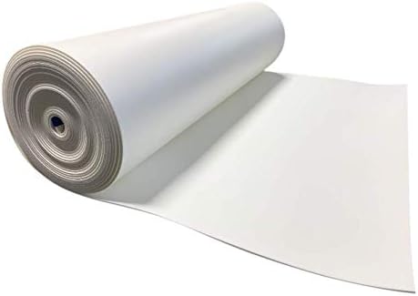 1/8" Closed Cell Foam (2lb Density) - for Upholstery, Crafts, Automotive - by The Yard (White)