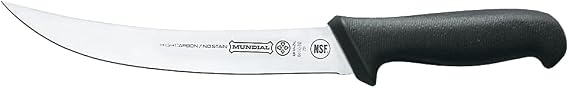 Mundial Pro Series 8 In Cimeter Knife Blade Cutting Tool Used for Large Pieces of Meat