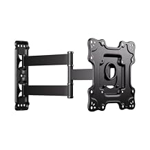 SYLVOX TV Wall Mount for Most 17"-45" TV Screens, Full Motion TV Mount Bracket Swivel 90, Tilt+10/-2, Holds up to 70lbs, VESA 100100mm-200200mm Rotating Wall Mount for Small TV, LED LCD Monitor