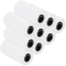 Pssopp 10 Roll 19.7ft Thermal Paper Thermal Printer Cash Register POS Receipt Paper Roll for Portable Thermal Printing Camera School Supplies