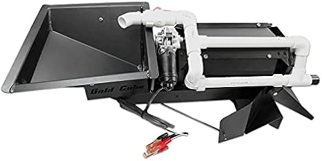 Gold Cube Trommel with Adjustable Pitch and Low Energy 12V Gear Motor