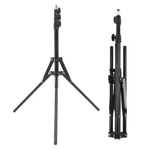 Samshow Professional Tripod Stand for Scoreboard Adjustable Length Score Keeper for Scoreboard and Timer is Ideal for FootballCorn Holeping PongTable Tennis Sports