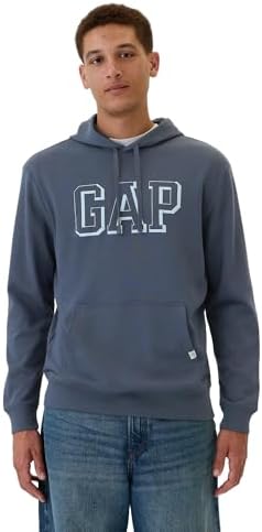 GAP Mens Fleece Athletic Hoodie