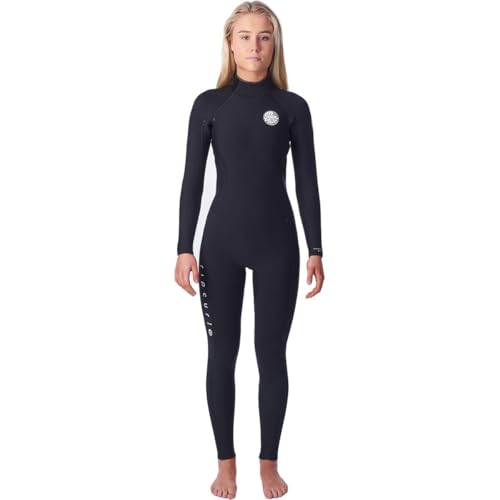 Rip Curl Womens Dawn Patrol 32mm Back Zip Wetsuit - Black - Easy Stretch Flash Lining