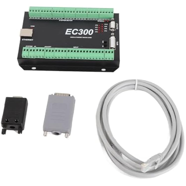 Oumefar 3-6 Axis 300kHz Ethernet Motion Controller EC300 CNC Control System Ethernet Motion Control Card Board for Software3 Axis
