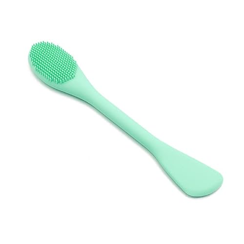KitchenFest® Silicone Face Cleanser Massager Brush with Facial Stick Spatula Double-sided for Cleansing Exfoliating