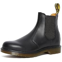 Dr. Martens Unisex 2976 Smooth Leather Chelsea Boot, Black, 7 Women/6 Men