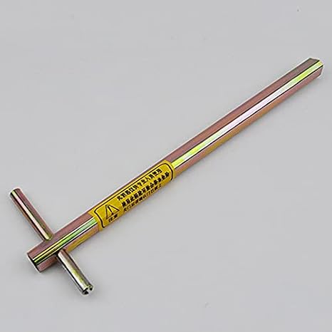 HQ Triangular Key for Elevator Door, kone, Otis, Mitsubishi, Hitachi, thyssen 100mm 1pcs1, Metallic, 10 x6cm