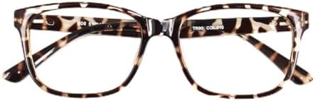 Reading Glasses Blue Light Blocking for Women Men Square Nerd Eyeglasses Frame Computer Readers