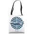 Pan Am Plane Over 1950s Logo Tote Bag