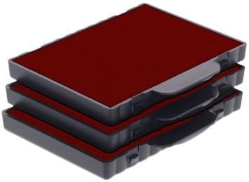Trodat Replacement Ink Cartridge 6/511 - Pack of 3 Color red