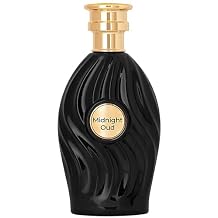 Al Rehab Midnight Oud Spicy, Fresh, Woody, Amber Eau de Parfum Spray Long-Lasting Fragrance for Unisex, 4.05 Ounce / 120ml