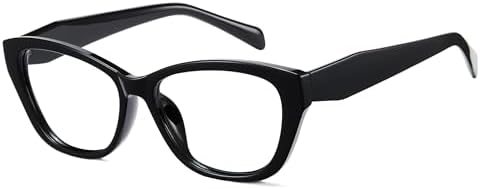 Cyxus Cat Eye Blue Light Glasses for Women Chunky Computer Glasses Reduce Eye Strain UV Blocking 8154