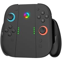 Joycon 2 Charger Grip for Nintendo Switch 2 Accessories, Switch 2 Joycon Controller Comfort Charging Grips with LED Indicator (Ordinary Charging Grip)