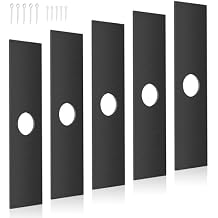 5 Pack AEB0800 Multi-Head Edger Blade (8" X 2", 1" Center Hole) for EGO 56V Edger Models EA0800, ME0801, ME0800, AEB0800, High Temperature Hardened Blades with Edger Cotter Pin