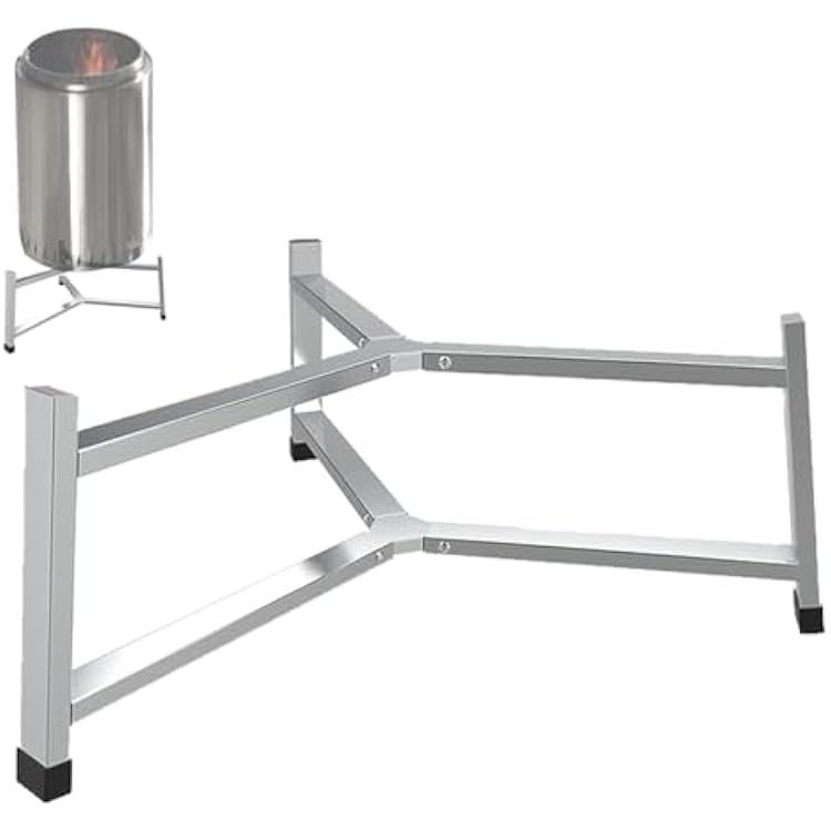 Bonfire Cooking Support - Steel Fire Pit Rack, Outdoor Grill Base | Portable Structure For Campground Fires, Picnic Flame Meals, Backyard Food Preparation, Hiking Events, And Wild Terrain Cooking Over