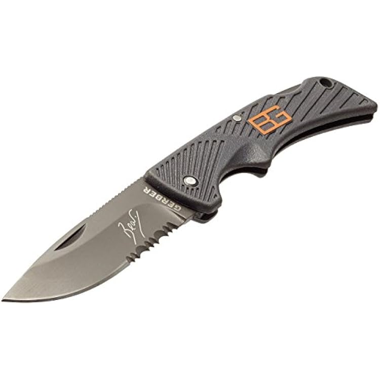 Gerber Bear Grylls Compact Scout Knife, Drop Point [31-000760],Stainless Steel